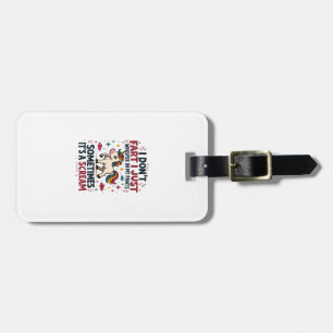 Funny Unicorn Fart Quote Vintage Rainbow Unicorn T Luggage Tag
