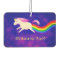 Funny Unicorn Farting a Rainbow Car Air Freshener