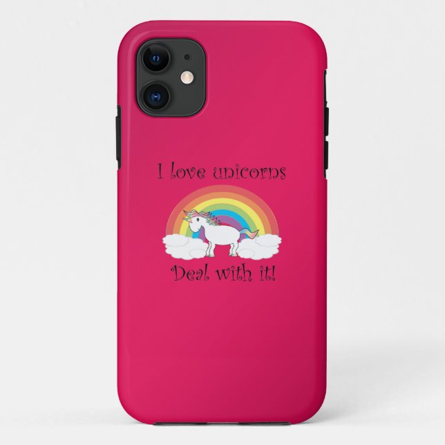 Funny unicorn gifts Case-Mate iPhone case (Back)