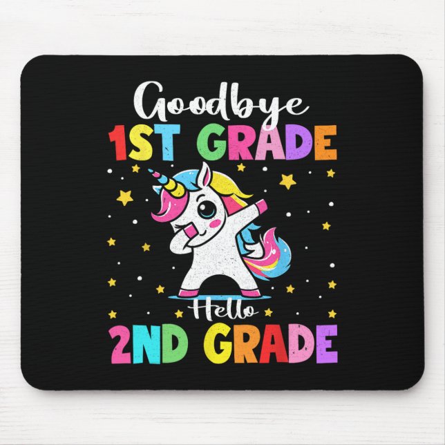 Funny Unicorn Good  Mouse Pad (Front)