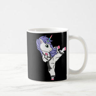 Funny Unicorn Karate Girl I Taekwondo Martial Arts Coffee Mug