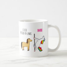 Funny Unicorn Mother In Law Wedding Favour