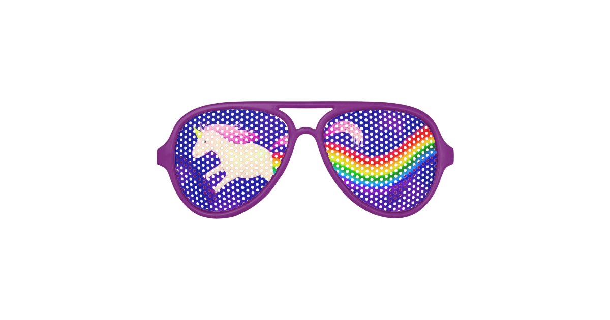 funny unicorn rainbow party sunglasses zazzle com au discount christmas wrapping paper