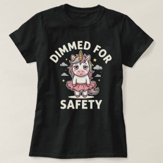 Funny Unicorn Sarcastic Meme Lover Kawaii Dry Humo T-Shirt