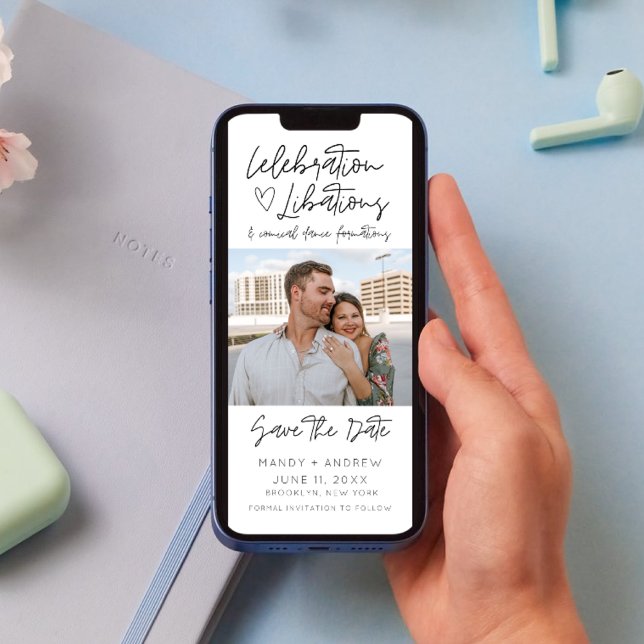 Funny Unique Photo Wedding Save the Date (Funny Unique Photo Wedding Save the Date)