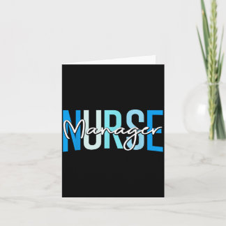 Funny Unit Nurse Manager Practitioner Nurse Day Card