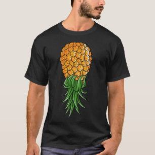 Funny Upside Down Pineapple Gift For Men Women Coo T-Shirt