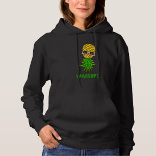 Funny Upside Down Pineapple Swinger Wassup Hoodie