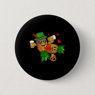 Funny Upside Down Pineapples Couple Swingers Men 6 Cm Round Badge
