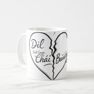 Funny Urdu Quote Mug - Dil Toot Gaya Chai Bane Lo