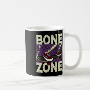 Funny Urn Skeleton Bone Zone Skateboarder Grunge T Coffee Mug