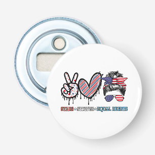 Funny US Flag Patriotic Bottle Opener