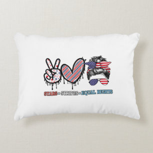 Funny US Flag Patriotic Decorative Cushion