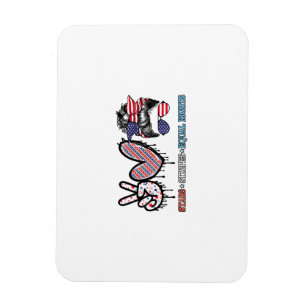 Funny US Flag Patriotic Magnet