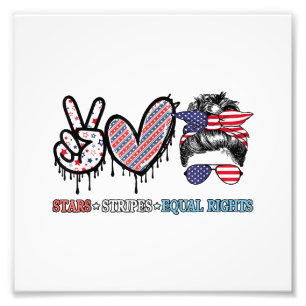 Funny US Flag Patriotic Photo Print