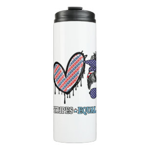 Funny US Flag Patriotic Thermal Tumbler
