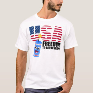 Funny USA Freedom Saying T-Shirt