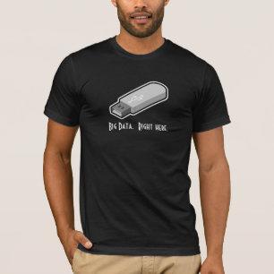 Funny USB  drive Big Data T-shirt