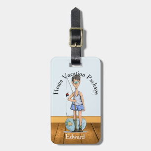 Funny Vacation Luggage Tag