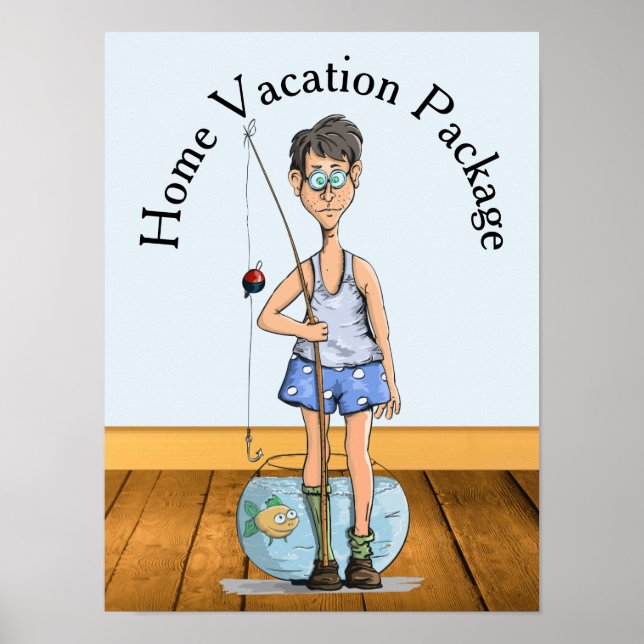 Funny Vacation Poster (Front)