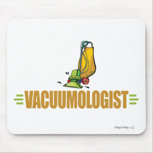Funny Vacuuming Mouse Pad
