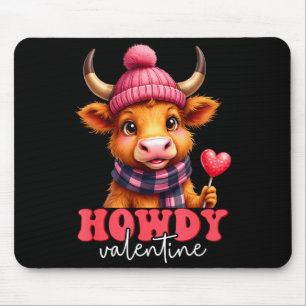 Funny Valentine Cow 2026 For Men Women Mouse Pad