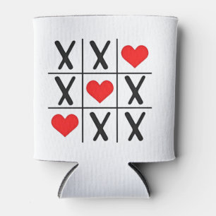 Funny Valentine Hearts Coules Matching Lovers Can Cooler