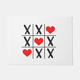 Funny Valentine Hearts Coules Matching Lovers Doormat