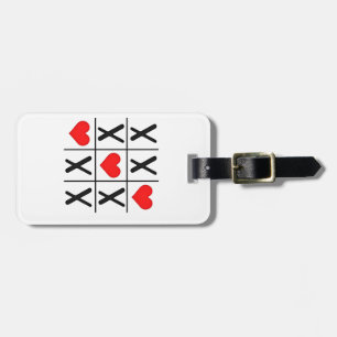 Funny Valentine Hearts Coules Matching Lovers Luggage Tag