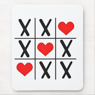 Funny Valentine Hearts Coules Matching Lovers Mouse Pad
