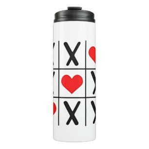 Funny Valentine Hearts Coules Matching Lovers Thermal Tumbler