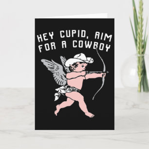 Funny Valentine Hey Cupid Card
