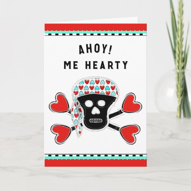 funny valentine holiday card (Front)