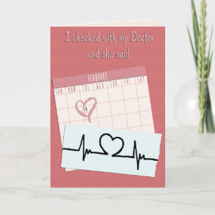 Funny Valentine My Doctor Said... v2 Holiday Card
