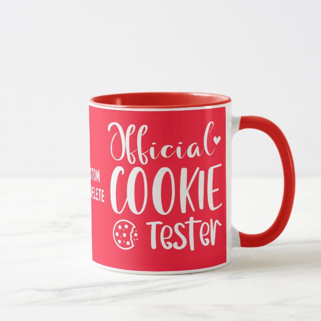 Funny Valentine Official Cookie Tester Mug (Right)