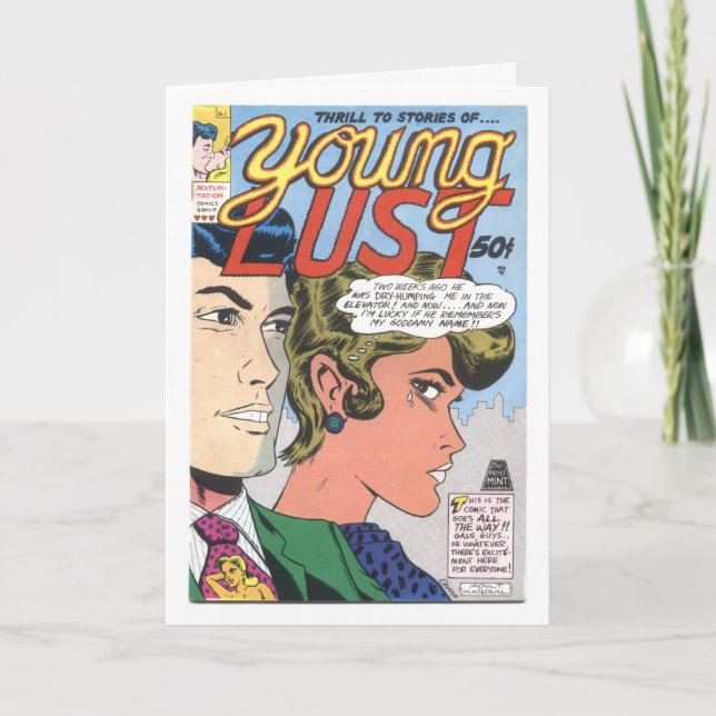 Funny Valentine (PG-13) Holiday Card (Front)