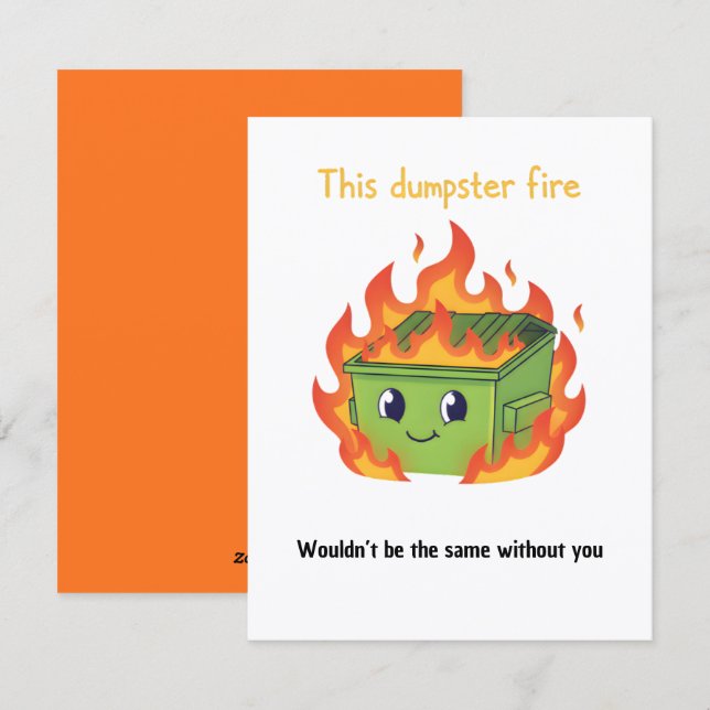 Funny Valentine’s Card for Long Term Couples (Front/Back)