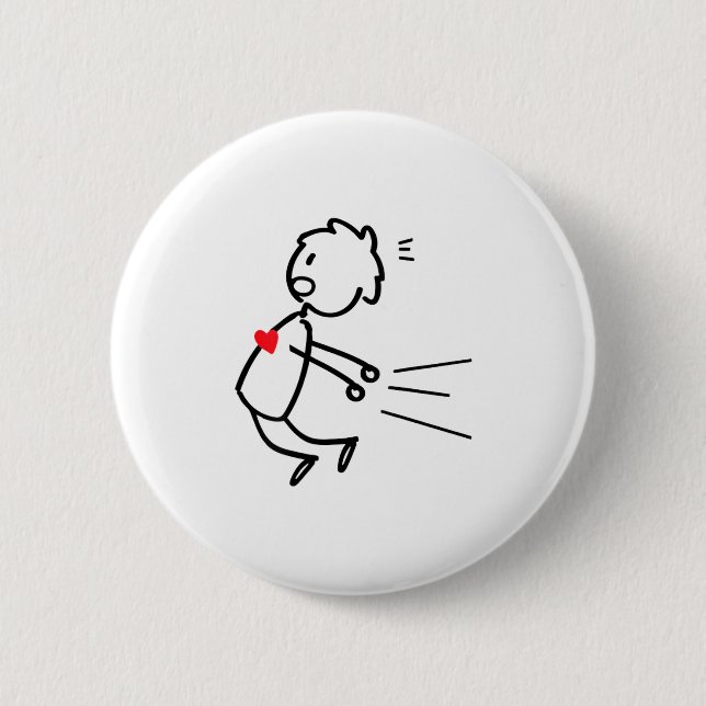 Funny Valentine’s Day Couple Matching For Men Wome 6 Cm Round Badge (Front)