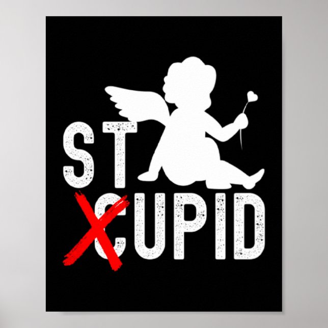 Funny Valentine S Day Cud Is Stud Premium  Poster (Front)