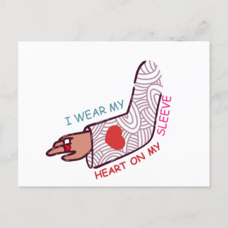 Funny Valentine’s Day Love Pun Lovecore Esthetic  Postcard
