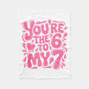 Funny Valentines Day 67 Meme Couples You're The 6  Fleece Blanket