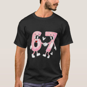 Funny Valentines Day 6 7 Six Seven Meme Valentine  T-Shirt