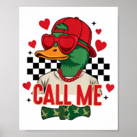 Funny Valentine's Day Boy Duck Hunting Call Me Tod
