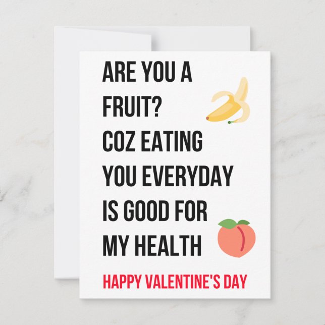 Funny Valentines Day card (Front)