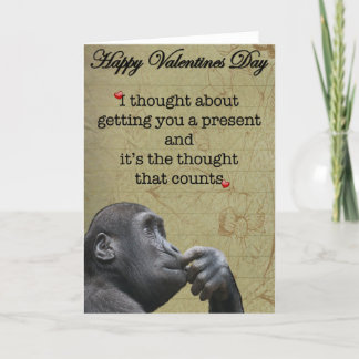 Funny valentines day card