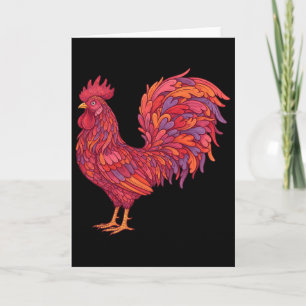Funny Valentines Day Chicken Heart Chickens Mum Co Card