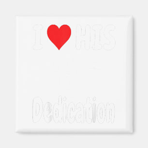 Funny Valentine's Day Couple Matching I Love His D Magnet