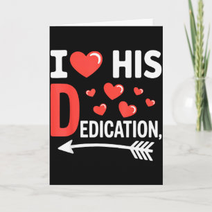 Funny Valentines Day Couple Matching I Love His De Card