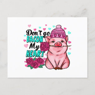 Funny Valentine's Day for Farm Animals lover 💖 Holiday Postcard