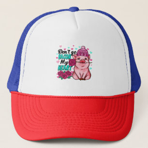 Funny Valentine's Day for Farm Animals lover 💖 Trucker Hat